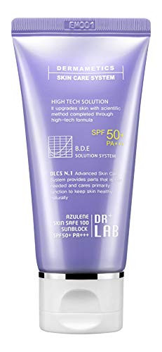 DrLab Azulene Sunblock Facial Sunscreen Broad-Spectrum SPF 50 PA for 100  Skin Safe