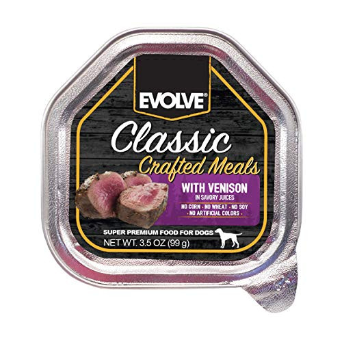 Evolve Classic Crafted Meals Venison Recipe Dog Food