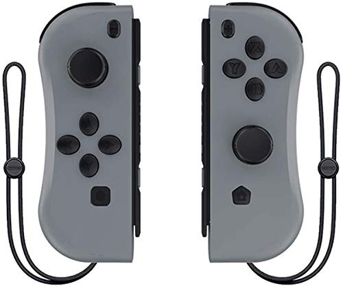 Joycon Replacement for Nintendo Switch-Switch Lite - L-R Joy Pad - Programmable Macros  Motion Control   Dual Shock - Wired-Wireless Switch Controller - Dark Gray