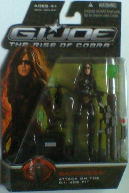 G-I- Joe The Rise of Cobra  Movie Action Figure  Baroness Attack on the G-I- Joe Pit  3-75 Inches