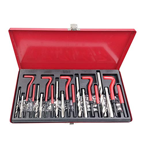 M5 M6 M8 M10 M12 Metric Thread Chaser Kit Repair Kit Rethread Recoil Drill Tool Set131Pcs