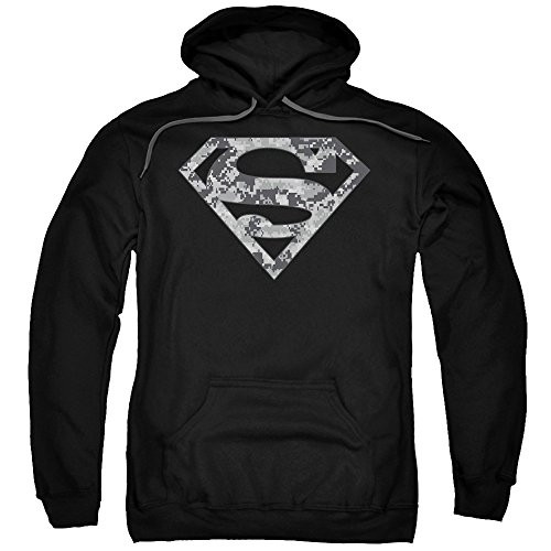 Superman DC Comics Urban Camo Shield Adult Pull-Over Hoodie