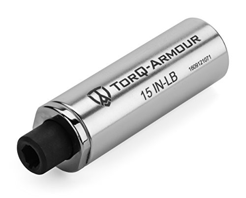 TorQ-Armour Miniature Torque Limiter Socket (15 inch-lb) Never Overtighten Rotates Freely at Preset Torque - Perfect for Bicyclists, Hunters, or Outdoor Enthusiast