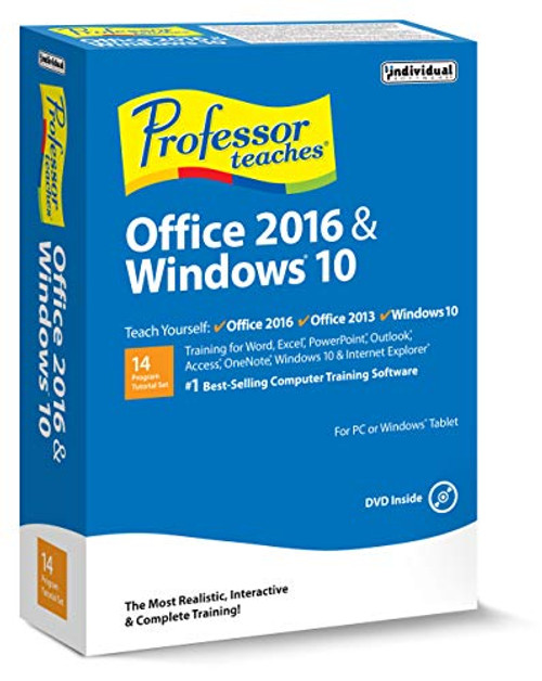 Individual Software PROFESSOR TEACHES OFFICE WINDOWS 10 Individual Software PROFESSOR TEACHES OFFICE WINDOWS 10
