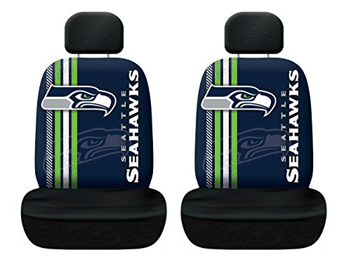 Fremont Die NFL Seattle Seahawks Rally Seat Cover  One Size  Silver