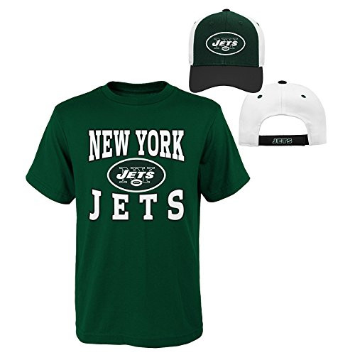 NFL Youth Boys 8-20 Hat Tee Set Small 8 Assorted Colors New York Jets Youth Boys Small8 NFL Youth Boys 8-20 Hat Tee Set Small 8 Assorted Colors New York Jets Youth Boys Small8