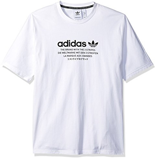 adidas Originals Men s NMD Tee  white  M