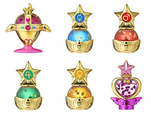 Gashapon Sailor Moon Prism Power Dome Water Globe Collection Set