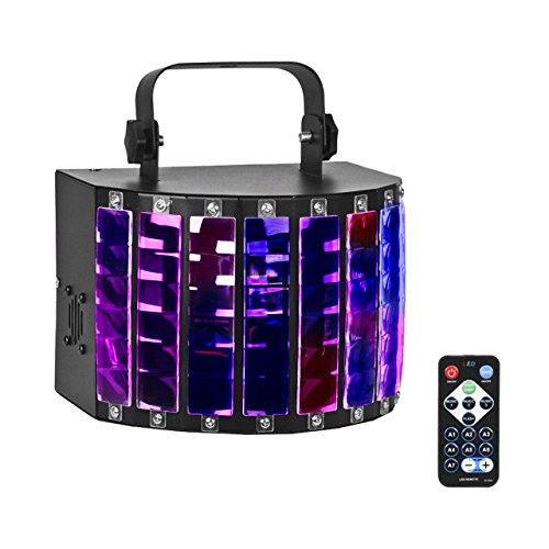 Eyourlife 7 Colors 30W DJ Lights IR Remote and DMX 512 Control for Disco Club Party Stage Lighting
