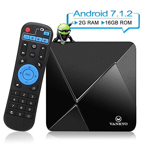 VANKYO TB80 4K Android 7.1 TV Box w/ 2GB RAM 16GB ROM Amlogic S905W Quad Core Processor 64 Bits H.265/WIFI Supported