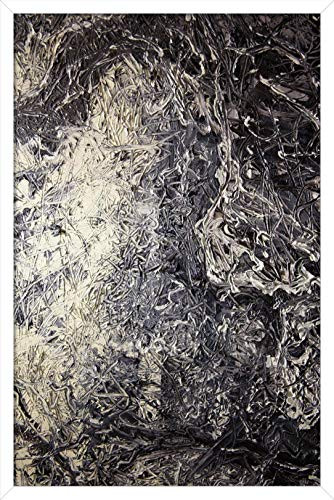 Trends International Urban - Black Gradient Wall Poster  22-375  x 34   White Framed Version