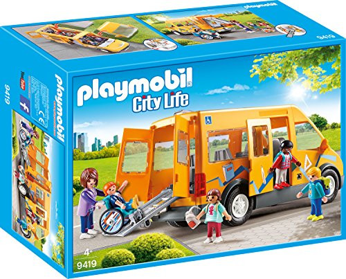 Playmobil City Life 9419 School Van for Children Ages 4