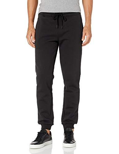 Calvin Klein Men s Monogram Logo Jogger Sweatpants  Black Combo  Small