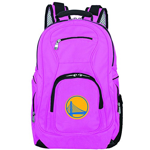 NBA Golden State Warriors Voyager Laptop Backpack  19-inches  Pink