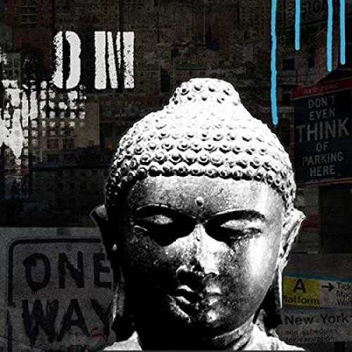 Posterazzi Urban Buddha I Poster Print by Linda Woods  24 x 24