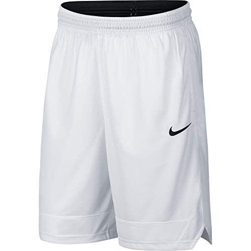 Nike Dri-FIT Icon  Men s Basketball Shorts  Athletic Shorts with Side Pockets  White-White-Black  L