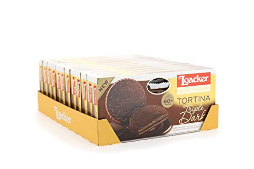Loacker Gran Pasticceria Tortina Triple Dark  125g-4-41 oz-  pack of 12