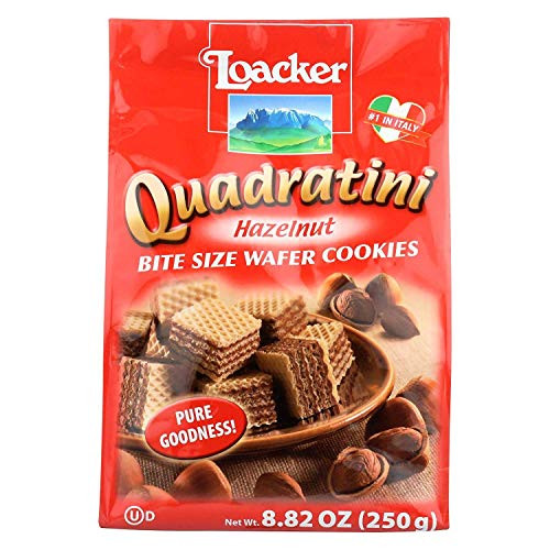 Loacker Quadratini Wafer Cookies - Hazelnut - 8-82 oz - 8 Pack Loacker Quadratini Wafer Cookies - Hazelnut - 8-82 oz - 8 Pack