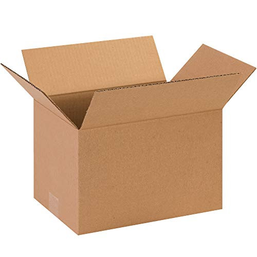Caja Shipping Corrugated Boxes  13  x 9  x 7   Kraft  25-Bundle