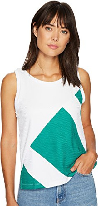 adidas Originals Women s Tops Eqt Tank  White-Sub Green  X-Small adidas Originals Women s Tops Eqt Tank  White-Sub Green  X-Small