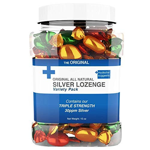 Lozenges Original All Natural Silver Lozenges - Variety Pack The Perfect Lozenges for Throat Mouth Health and Immune Support - Contains 30ppm Silver Solution in Each Drop Lozenges Original All Natural Silver Lozenges - Variety Pack The Perfect Lozenges for Throat Mouth Health and Immune Support - Contains 30ppm Silver Solution in Each Drop
