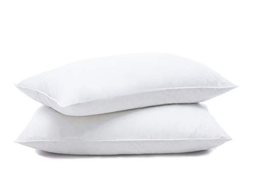Ivoguey Feather Pillows for Sleeping Premium 100  Cotton Fabric Cover