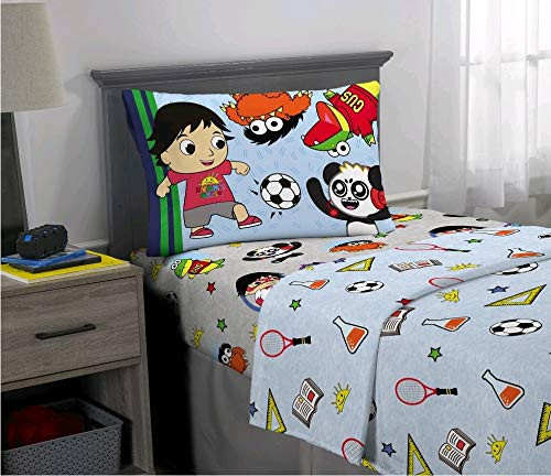 Franco Manufacturing Ryan s World 4 Piece Full Size Microfiber Sheet Set