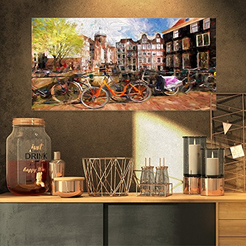 Amsterdam City Artwork Landscape on Canvas Art Wall Photgraphy Artwork Print Amsterdam City Artwork Landscape on Canvas Art Wall Photgraphy Artwork Print