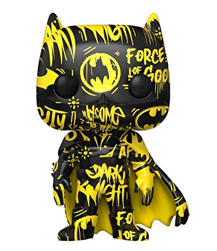Funko POP! Art Series  DC Comics  01 - Batman  Black   Yellow  Artist Series Exclusive with Hard Stack POP! Protector