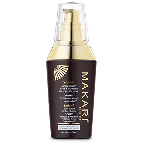 Makari Exclusive Skin Toning BODY Serum 1-7oz  Lightening  Brightening   Toning Body Serum with Organiclarine Advanced Whitening Treatment for Dark Spots  Scars  Sun Patches   Hyperpigmentation