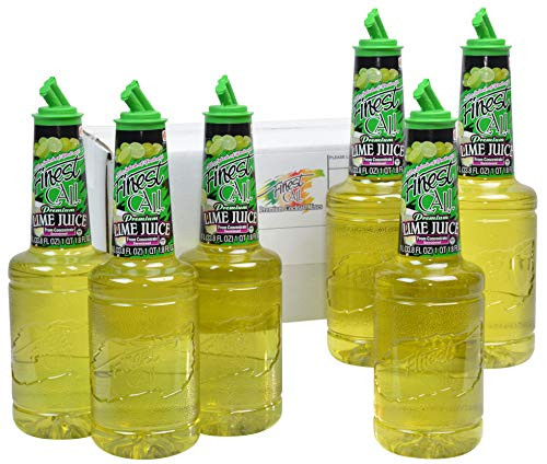 Finest Call Premium Lime Juice Drink Mix  1 Liter Bottle 33-8 Fl Oz  Pack of 6 Finest Call Premium Lime Juice Drink Mix  1 Liter Bottle 33-8 Fl Oz  Pack of 6