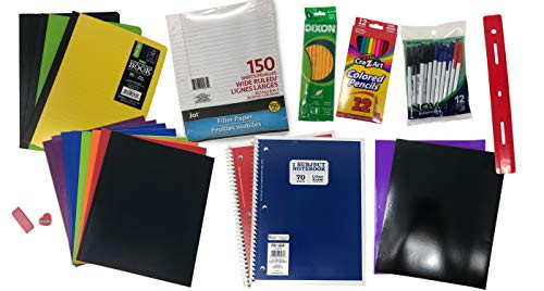 Back to School Supplies Set  School Supply Kit  School Supplies for Kids  Kids School Supplies  Kindergarten School Supplies  Middle School Supplies  School Supplies for High School High School Set