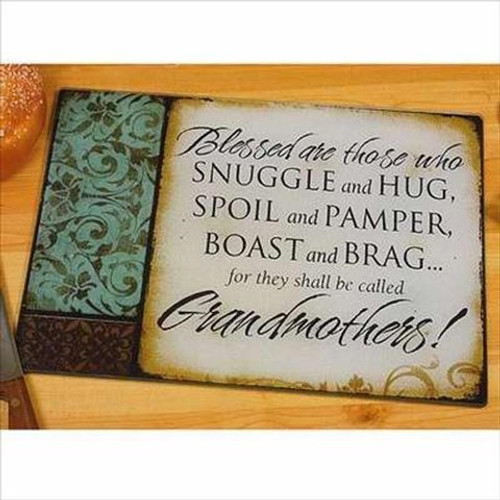 Abbey Press 40523X Cutting Board Blessed Are Those Grandmothers