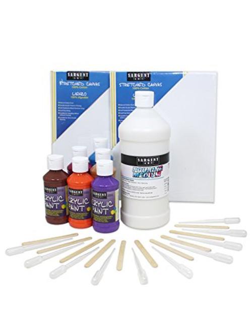 Sargent Art 22-0061 Acrylic Pouring Medium Kit, Assorted Sargent Art 22-0061 Acrylic Pouring Medium Kit, Assorted