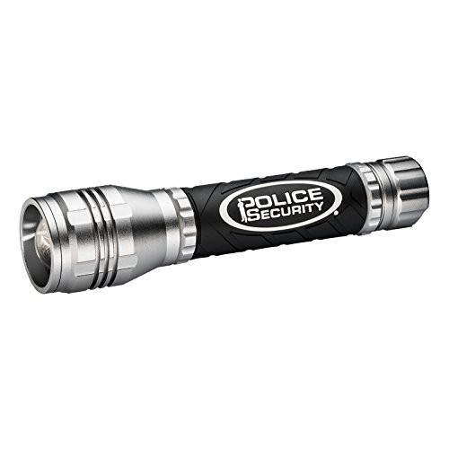 Police Security Zephyr 9AA Flashlight - Cree LED - Ultra Bright 1800 Lumens - High  Medium  Low  Flash and SOS Modes - Slide Focus - Everyday Carry