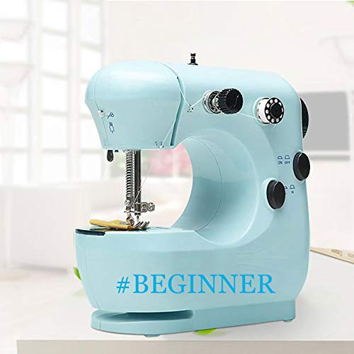 Sewing Machine  Beginner Mini Electric Sewing Machine  Portable Adjustable 2-Speed Repair Machine with Foot Pedal-Mini Home Multi-FunctionBlue