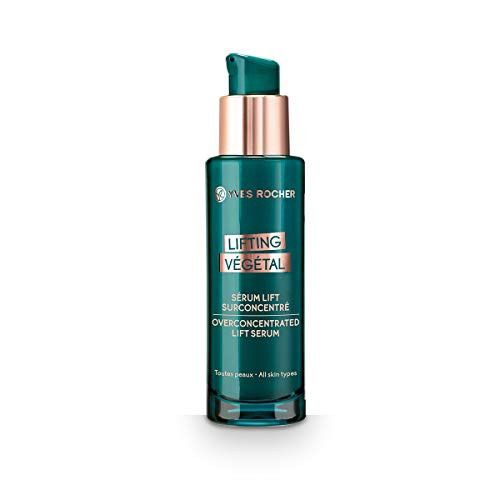 Yves Rocher Lifting Vegetal Anti Aging Face and Neck Serum Moisturizer All skin types - Anti wrinkles and Firming Effect with Botanical Collagen 30 ml bottle Yves Rocher Lifting Vegetal Anti Aging Face and Neck Serum Moisturizer All skin types - Anti wrinkles and Firming Effect with Botanical Collagen 30 ml bottle