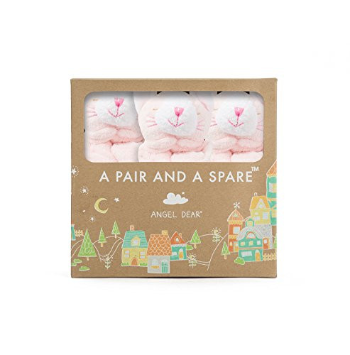 Angel Dear Three of A Kind Blankie, Pink Kitty