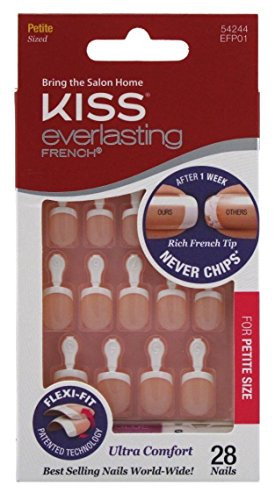 Kiss Everlasting French Nail Kit Petite 28 Nails 6 Pack