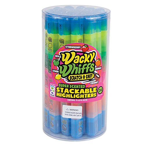 Raymond Geddes Wacky Whiffs Stackable Highlighter 24-Tub 70412