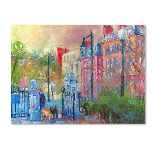 Boston by Richard Wallich  18x24-Inch Canvas Wall Art