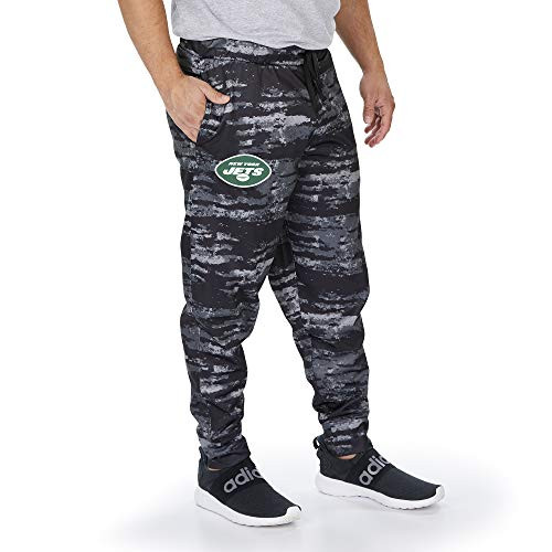 Zubaz NFL New York Jets Men s Poly Fleece Jogger Tonal Black-Gray Oxide Large Zubaz NFL New York Jets Men s Poly Fleece Jogger Tonal Black-Gray Oxide Large