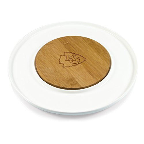 PICNIC TIME NFL Kansas City Chiefs Island Laser Engraved Cutting Board PICNIC TIME NFL Kansas City Chiefs Island Laser Engraved Cutting Board