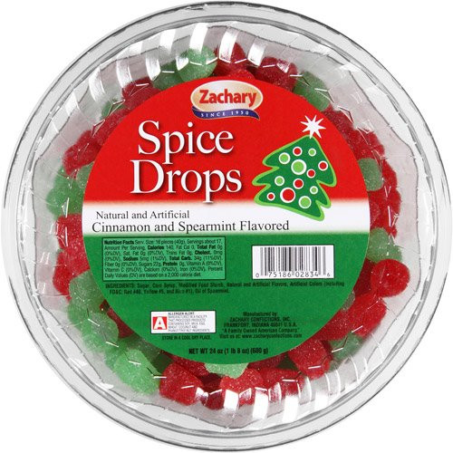 Zachary Cinnamon and Spearmint Flavored Spice Drops  24 oz