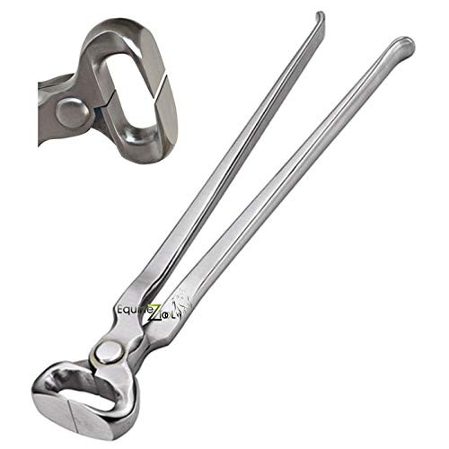 Hoof Nipper 14  Vanadium Steel Farrier Tool in Dull Finish