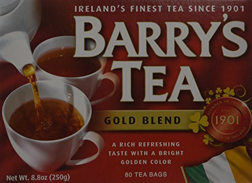 Barrys Gold Blend Tea Bags, 80 Count, 8.8 Ounce (Pack of 6)