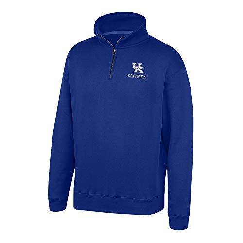 Top of the World Kentucky Wildcats Men s Team Color Classic Quarter Zip Pullover  Medium