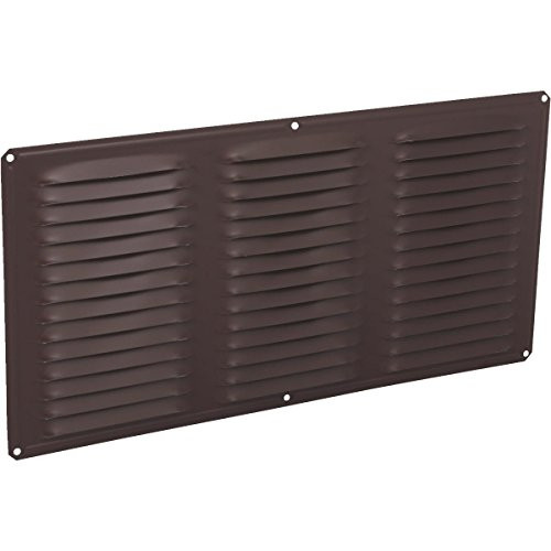 Air Vent Undereave Vent 16  X 8  56 Sq- In- Of Net Free Area 15  X 7  Opening Aluminum Brown