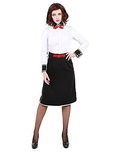 miccostumes Women s Elizabeth Cosplay Costume Women s White