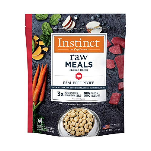 Instinct Freeze Dried Raw Meals Grain Free Recipe Dog Food  25 oz- Bag